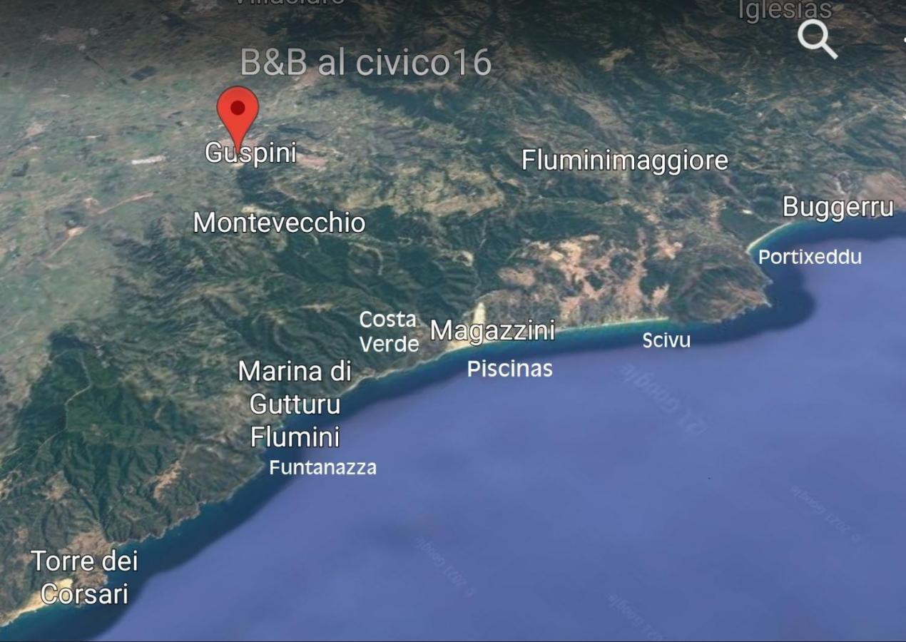 B&B Al Civico16 Guspini Εξωτερικό φωτογραφία